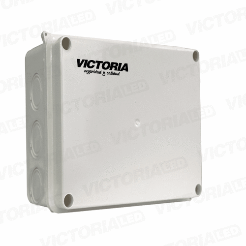 VICTORIA LED CAJA DE PASO 255X200X80MM 40U/C
