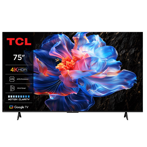 TV. LED TCL 75P6K GOOGLE TV 4K CBU