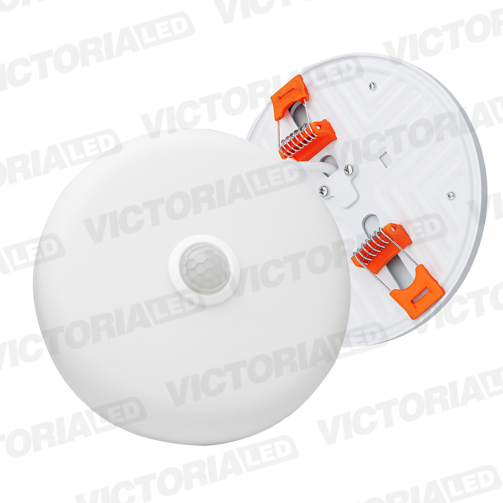 VICTORIA LED PANEL SIN BORDE 18W SENSOR EMPOTRABLE REDONDO