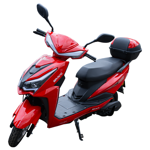 BRAVO SCOOTER ELECTRICO 2000W 72V20AH ROJO