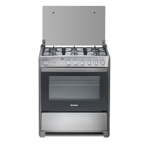 [IN-ALHELI CROMA] COCINA INNOVA A GAS 32 6Q TABLERO ACERO INOX EE CROMA -PLANCH