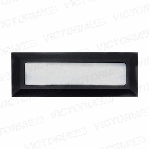 APLIQUE DE PARED IP54 7W 3000K NEGRO 230*80MM