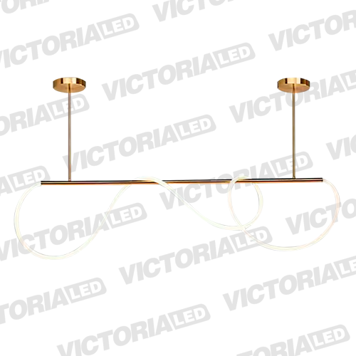 LAMPARA DECORATIVA DE TECHO LED 37W COBRE