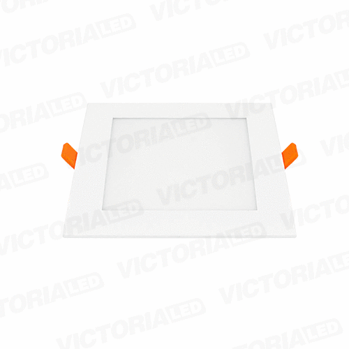 VICTORIA LED PANEL 6500K 12W EMPOTRABLE CUADRADO 40U/C