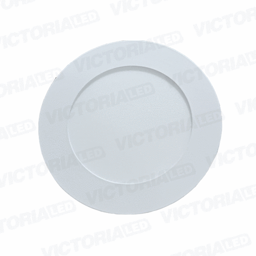 VICTORIA LED PANEL 6500K 12W EMPOTRABLE REDONDO 40U/C