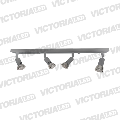 [LC-1511-CR] LAMPARA DECORATIVA 4*GU10 METAL CROMA