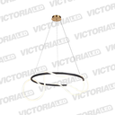 LAMPARA DECORATIVA DE TECHO LED 49W BLACK