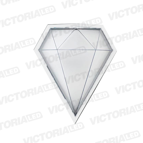 [KT-296 WHITE] LAMPARA DECORATIVA LED 12W 3000K ALUM/ACRILICO WHITE