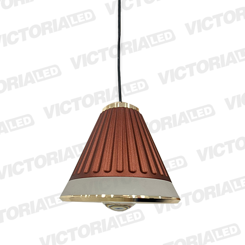 [P180 BROWN] LAMPARA DECORATIVA LED 12W 3000K ALUMINIO BROWN