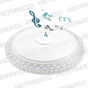 PANEL PARLANTE SOBREPUESTO 36W RGB BLUETOOTH + CONTROL