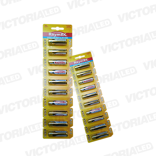 [LR03 10B] PILAS AAA RAYMAX ALCALINAS 1.5V X 10 (10BLISTER)