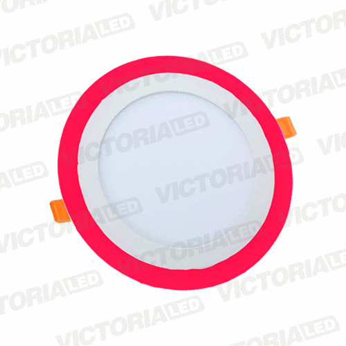 [LV-206ERR 12+4] VICTORIA LED PANEL EMP RED 12W+4W ROJO 40U/C