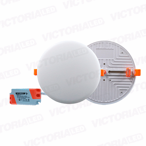 [LV-112 48W 6500K] VICTORIA LED PANEL SIN BORDE 48W EMPOTRABLE REDONDO 10U/C