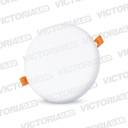 VICTORIA LED PANEL SIN BORDE 24W EMPOTRABLE REDONDO 10U/C