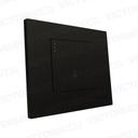 PULSADOR TIMBRE 16A 125/250V PC NEGRO 10U/C