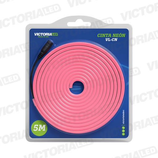 [VL-CN PINK] CINTA NEON 5M ROSADO IP65 AC100-240V DC12V